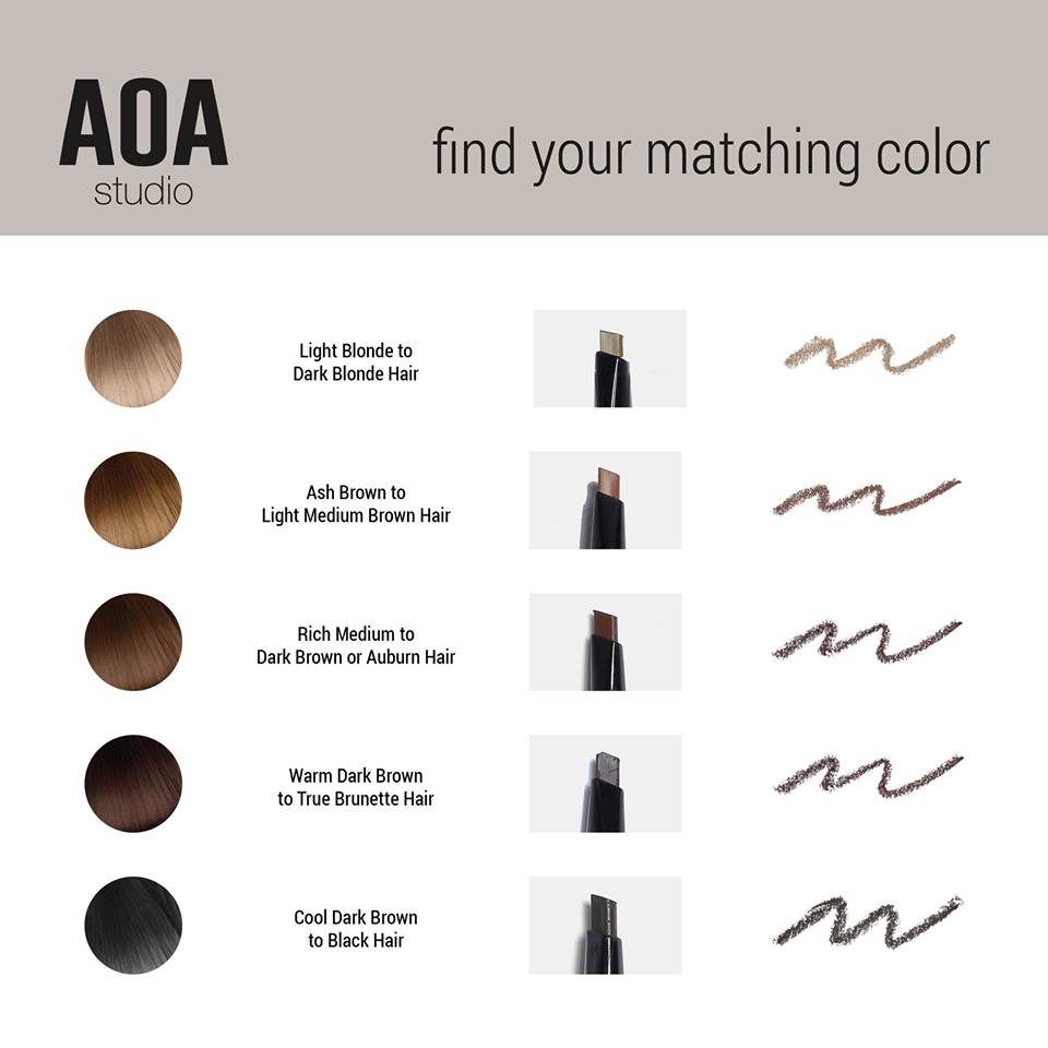 Chì kẻ mày AOA Pencil (hàng nội địa USA)