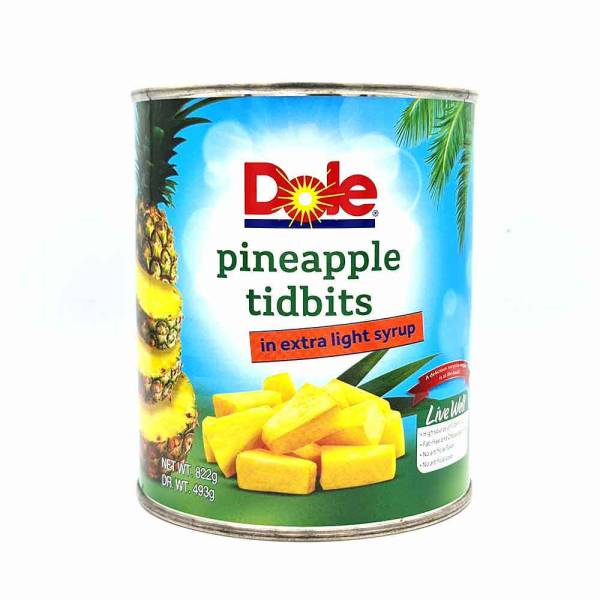 [HÀNG CÔNG TY NHẬP KHẨU] Dứa Tươi Cắt Khối Đóng Lon Dole 822gr