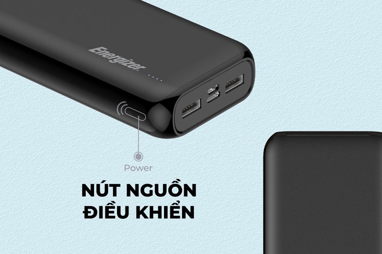 Pin sạc dự phòng Energizer 20000mAh /37V Li-Polymer UE20010