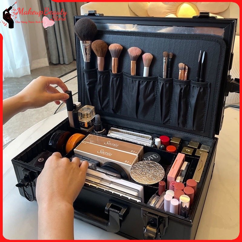 Cốp vali cốp trang điểm có gương đèn led MS 801 [ MakeupBeauty.Store Cho Nàng Thêm Xinh ]