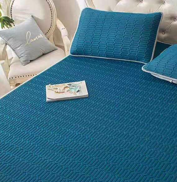 Chiếu cao su non 1m8 x2m màu xanh biển