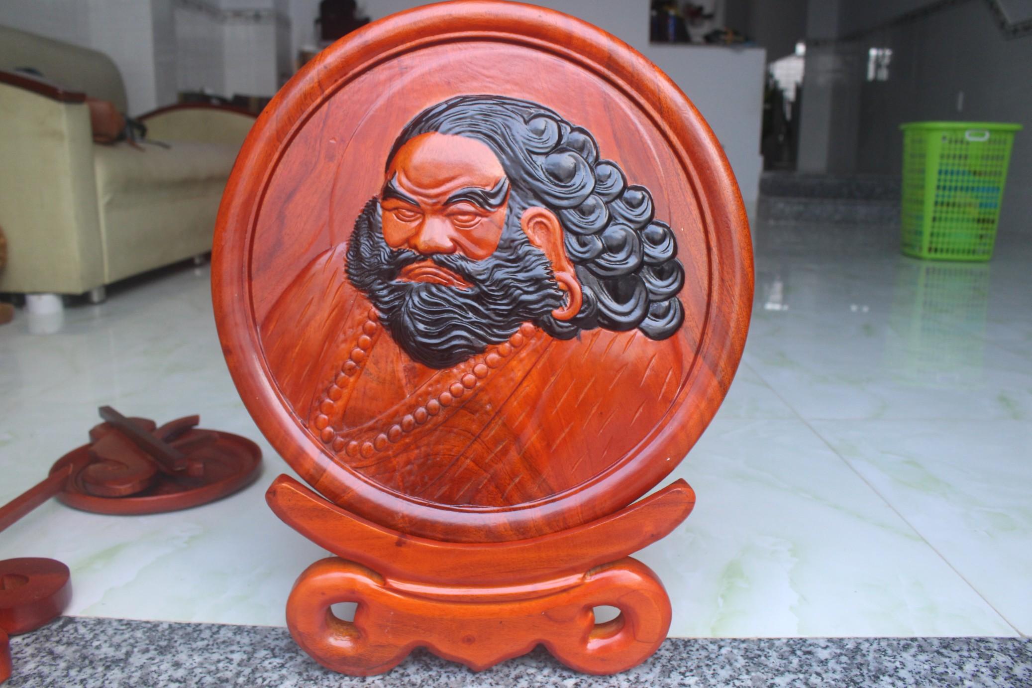 Đĩa gỗ Đạt ma sư tổ - MS01