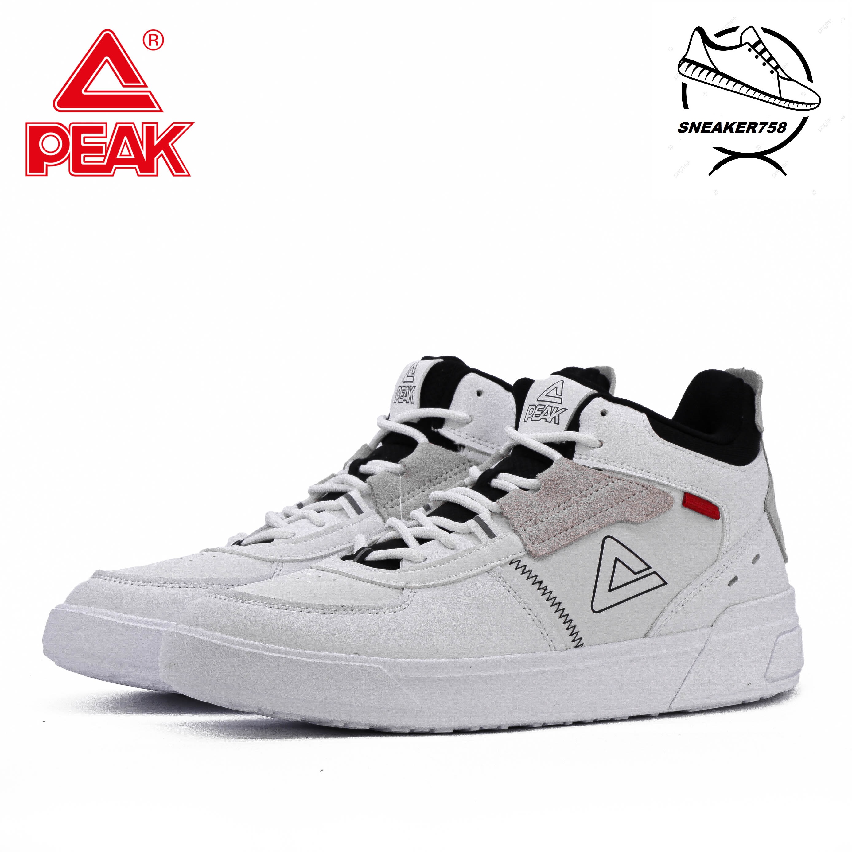 Giày Thể Thao PEAK Culture E14611B – Màu Trắng Đen