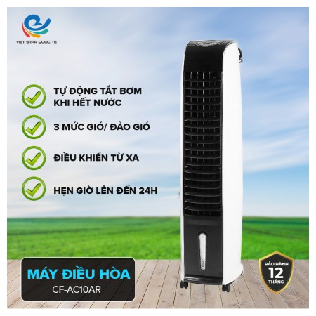 (HCM) QUẠT HƠI NƯỚC COMFEE CF-AC10AR ( 10 LÍT ) ĐIỀU KHIỂN REMOS