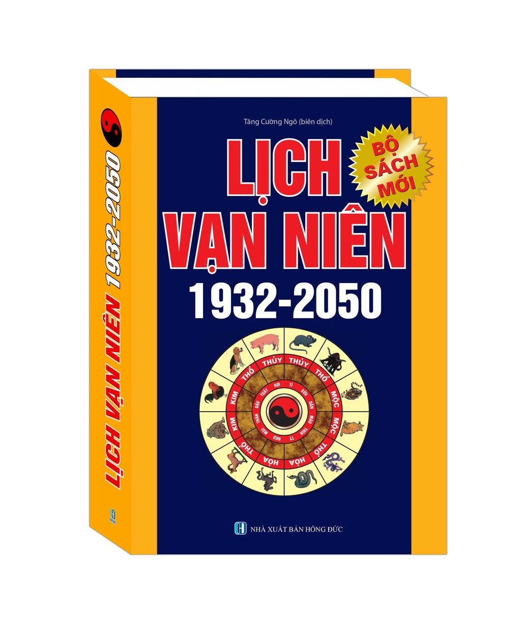 Sách - Lịch vạn niên 1932 - 2050 (bộ sách mới)