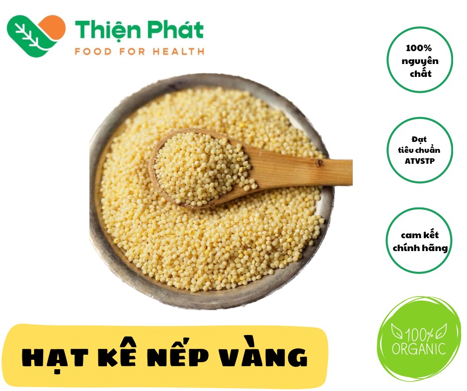 [HCM]Hạt Kê Nếp Vàng ĐÃ BÓC VỎ |500G