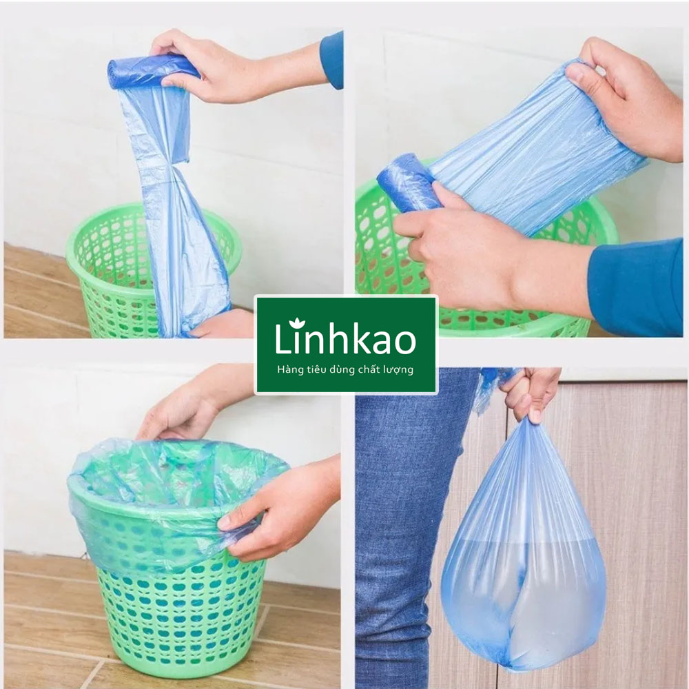 COMBO 5 TÚI RÁC TỰ PHÂN HUỶ - 5 CUỘN/TÚI