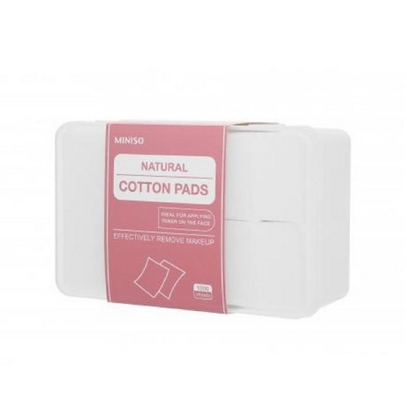 Bông Tẩy Trang Miniso Cotton Pads 1000 Miếng Lotion Mask