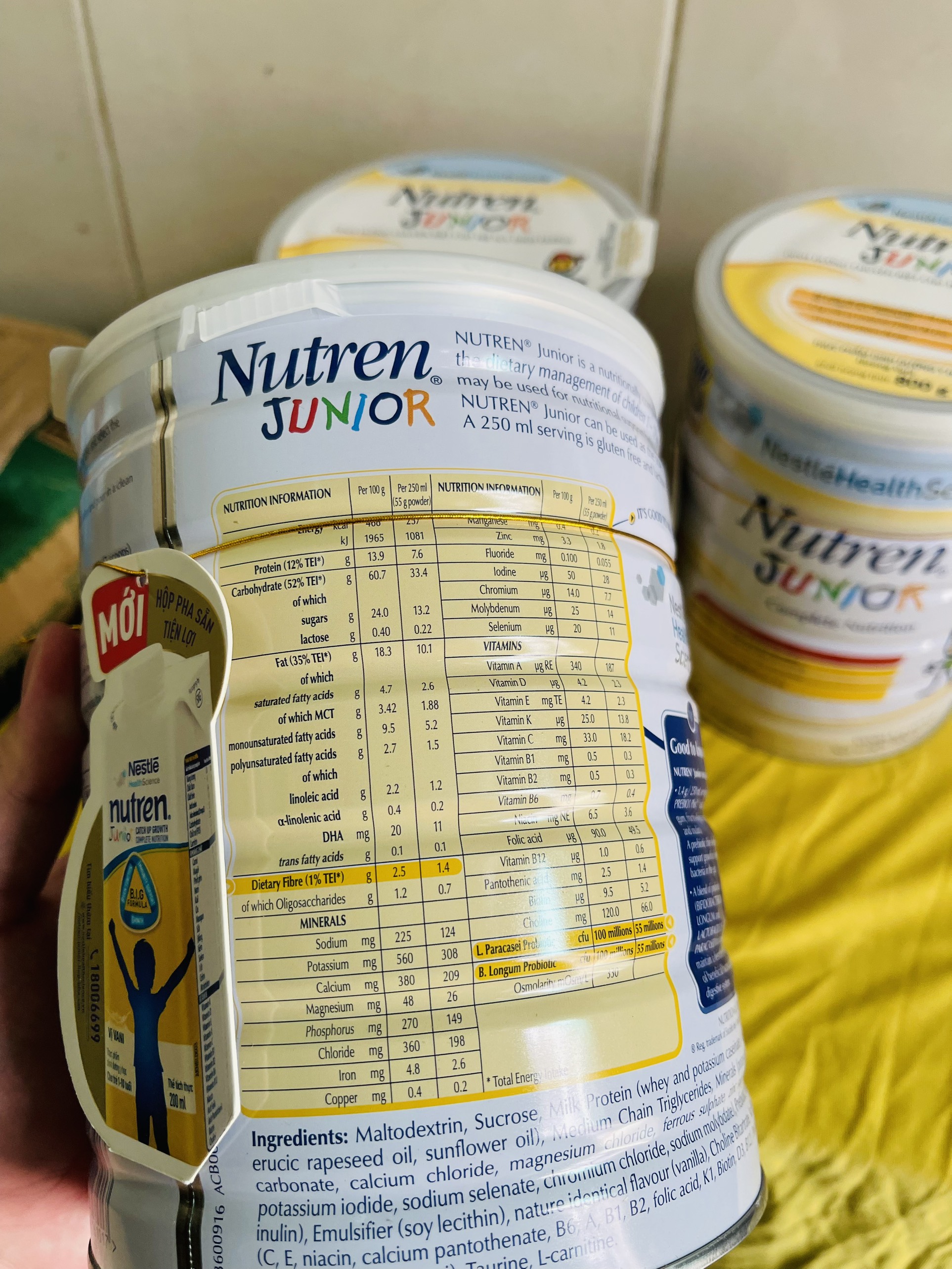Sữa Nutren Junior 800g