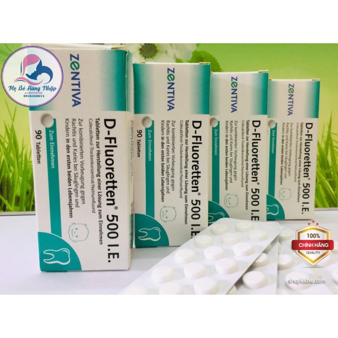 Viên Vitamin D 500 I.E Đức