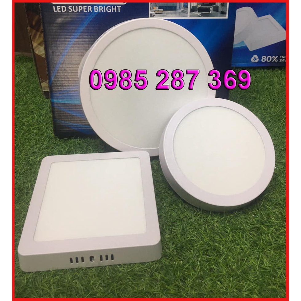 Đèn ốp, đèn led trần panel nổi vuông