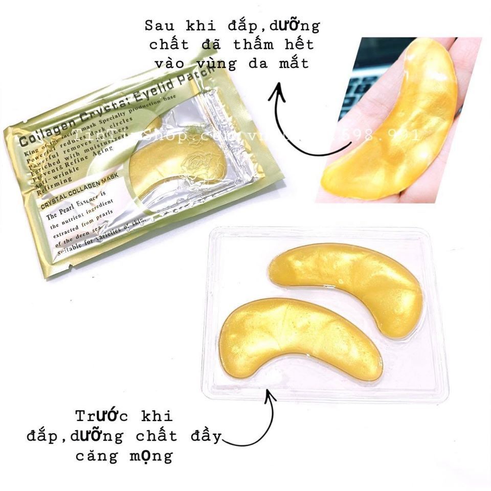 combo 10 Miếng Mặt Nạ Đắp Mắt Collagen