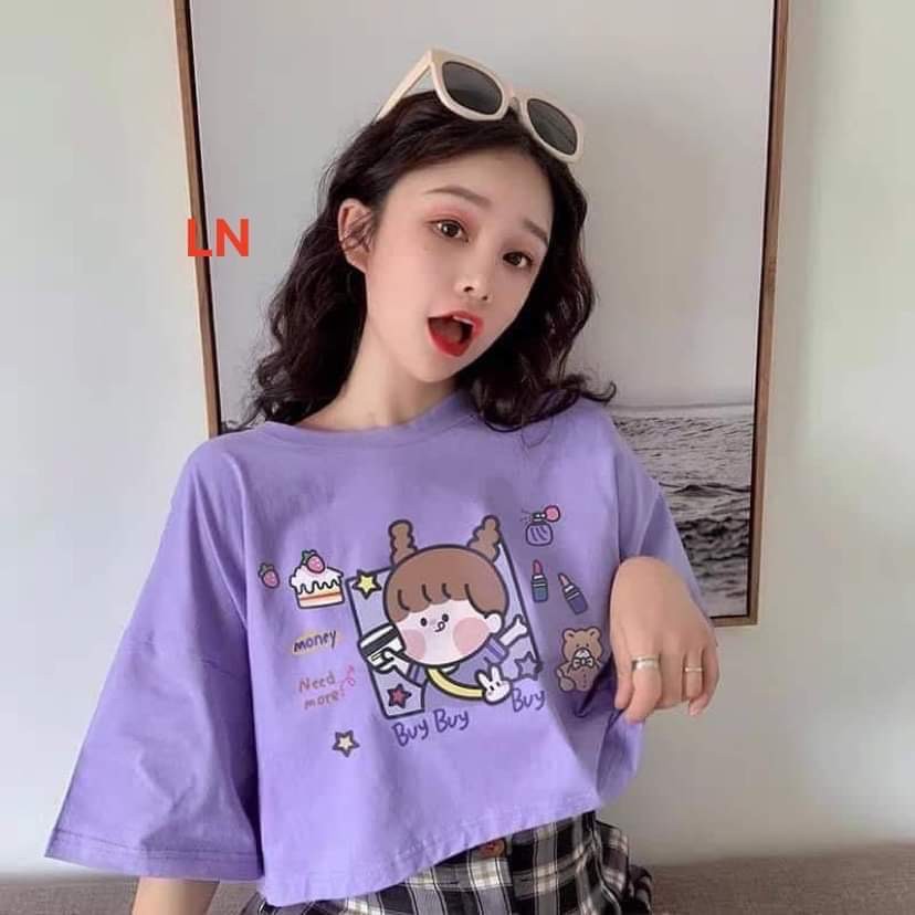 Áo croptop cô gái Buy LN0221