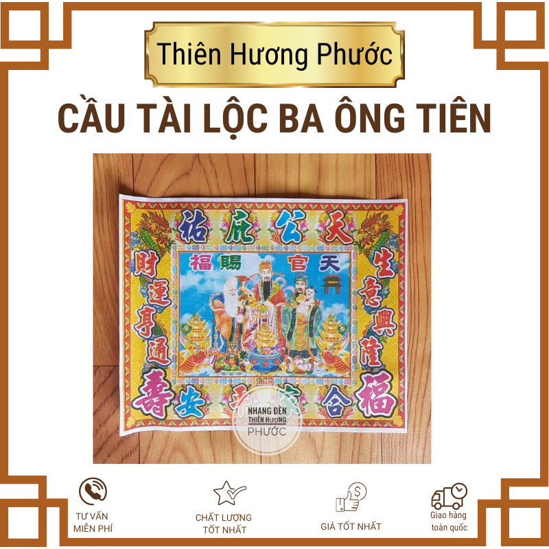 Giấy cúng Diêu Trì Địa Mẫu cao cấp