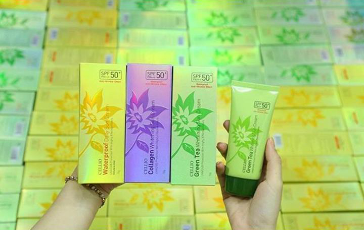KEM CHỐNG NẮNG DƯỠNG DA CELLIO SPF 50PA+
