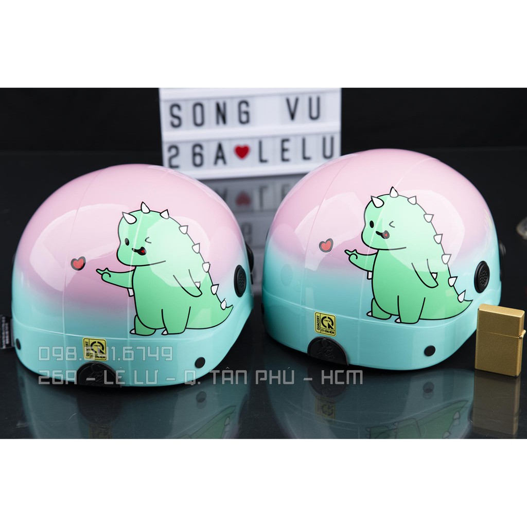 NÓN MŨ BẢO HIỂM KHỦNG LONG OMBRE