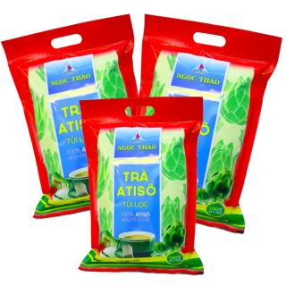 Bộ 3 gói trà Atiso đặc biệt Ngọc Thảo 100 túi màu đỏ, thanh nhiệt, dễ ngủ,đẹp da mặt, Đặc sản Đà Lạt thumbnail