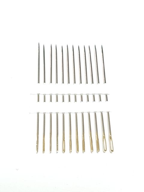 Kim xỏ hạt cườm 7cm.12 cây