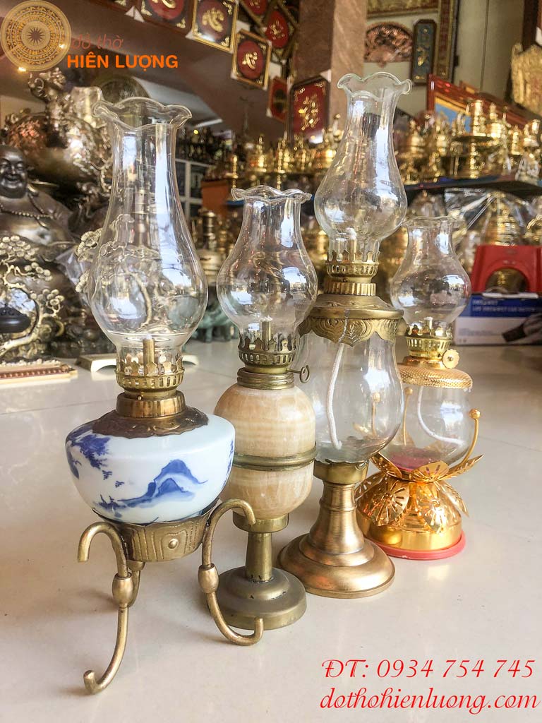 Đèn Dầu Bằng Đồng