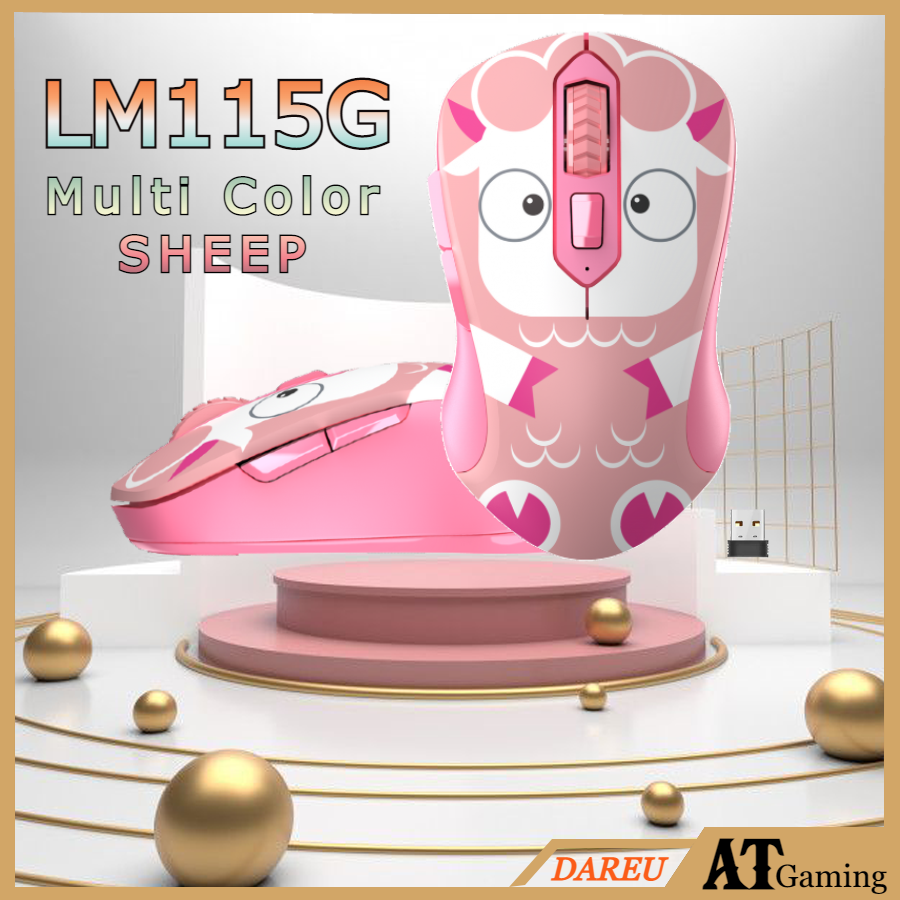 Chuột không dây DAREU LM115G Multi-Color