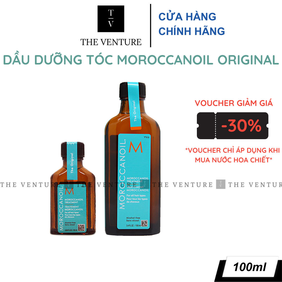 HOÀN TIỀN 15% - Tinh Dầu Dưỡng Tóc Moroccanoil Treatment Original Chính Hãng .