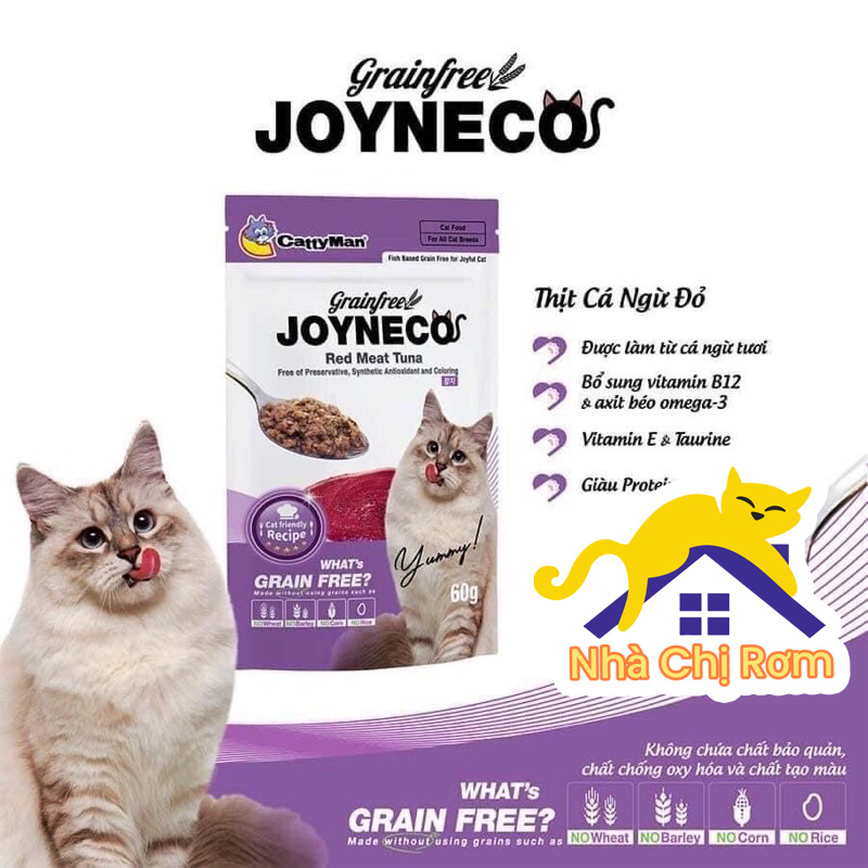Pate Joyneco Cattyman cho Mèo mọi lứa tuổi - Gói 60g