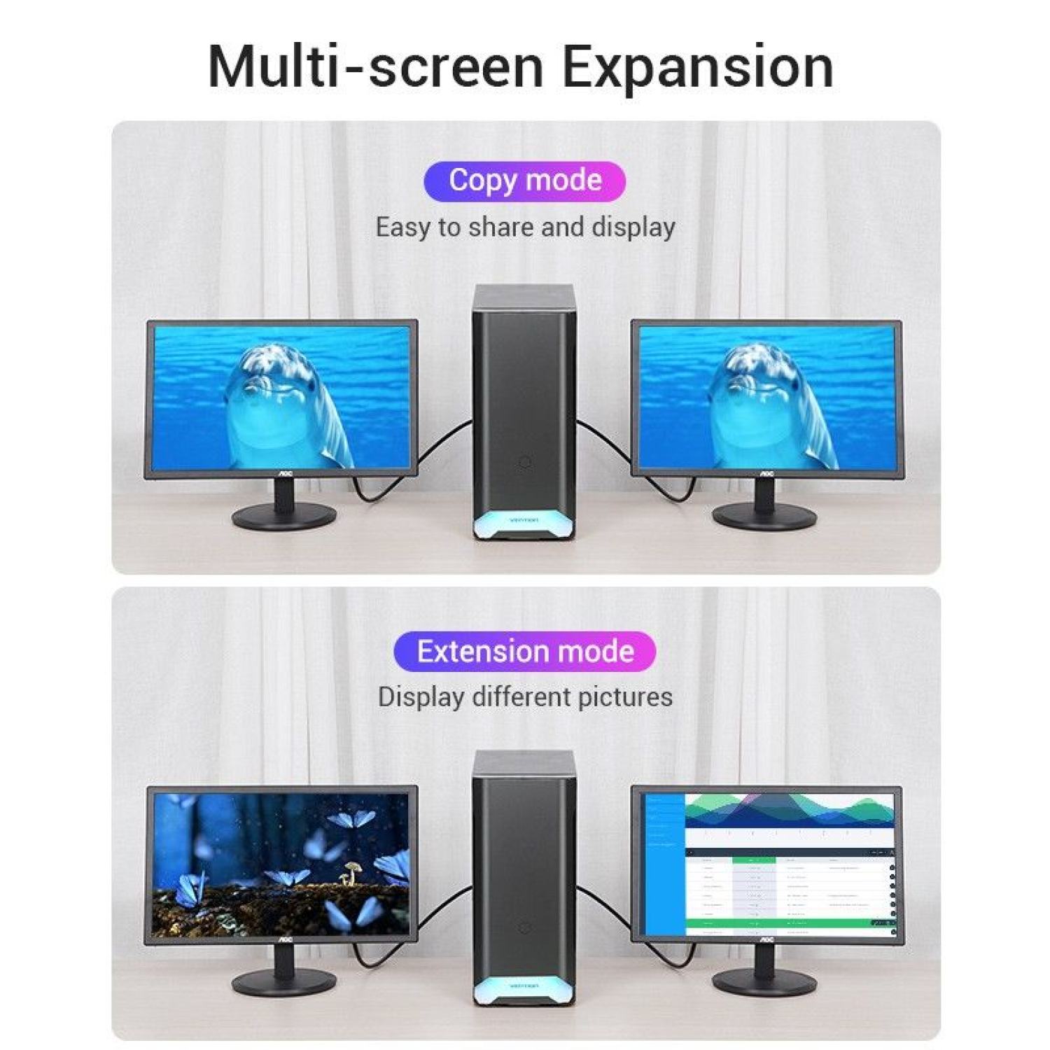 Cáp VGA cao cấp Vention