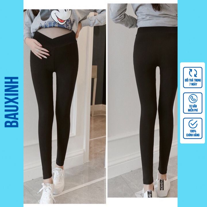 Quần legging bầu thời trang chất đẹp