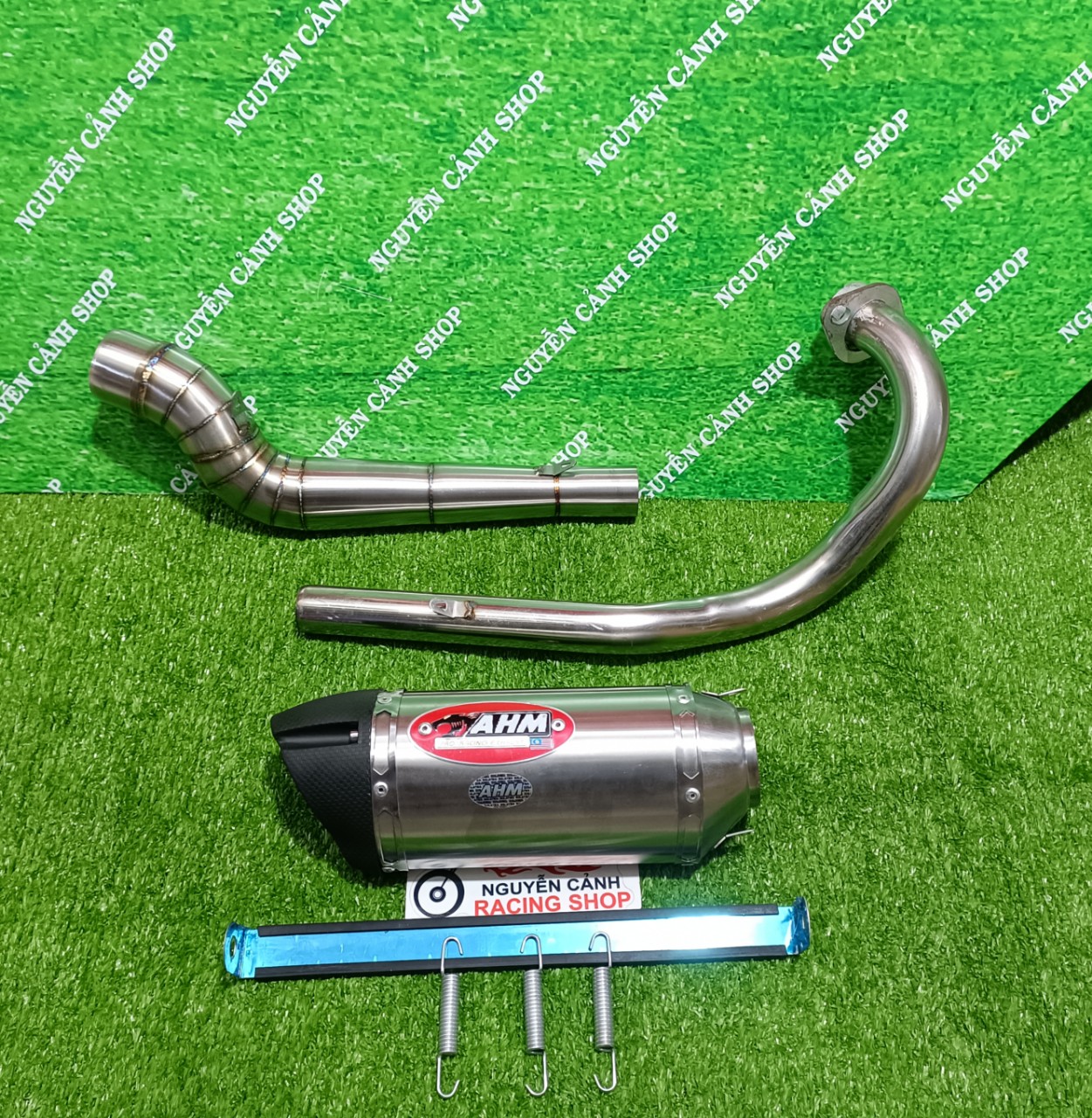 Pô AHM M3 gắn Exciter,Sirius,Winner,Wave,Raider Satria