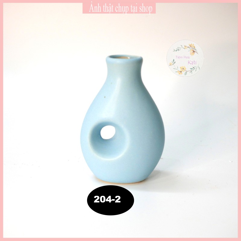 BÌNH GỐM - Lọ gốm trang trí - decor - bát tràng- [204]