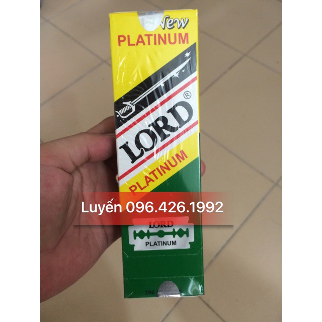 Dao cạo râu Lord hộp 200 lưỡi