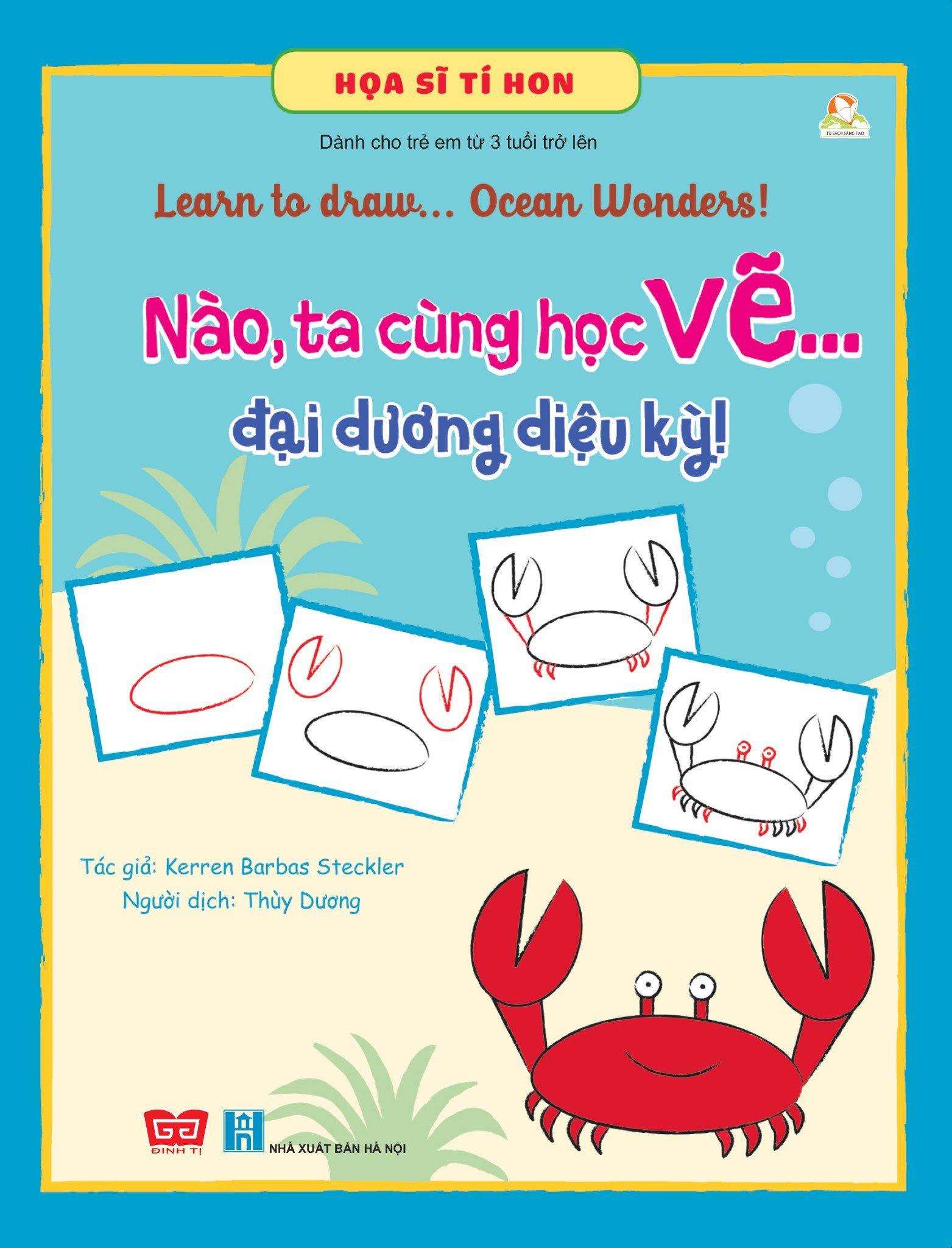 SÁCH - Combo Họa sĩ tí hon - Learn to draw...(6 cuốn)