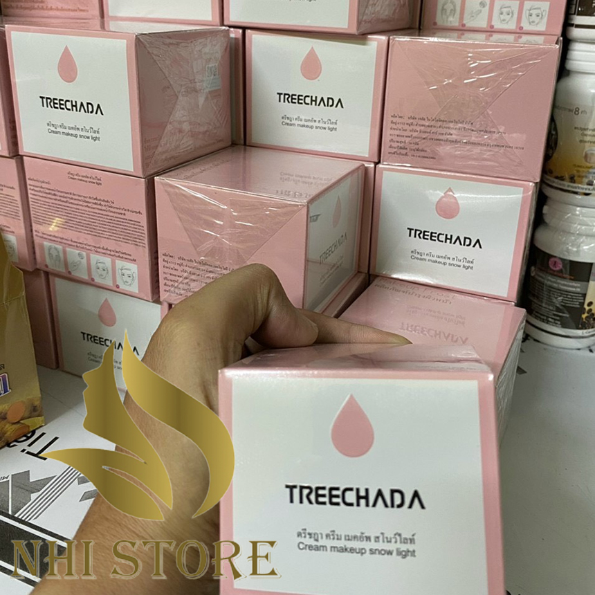 Kem nền TREECHADA Make Up Cream che khuyết điểm mờ thâm nám không bí da thái lan 50ml