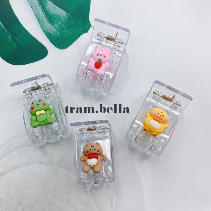 Kẹp tóc càng cua hình 5 răng 3 răng tram.bella