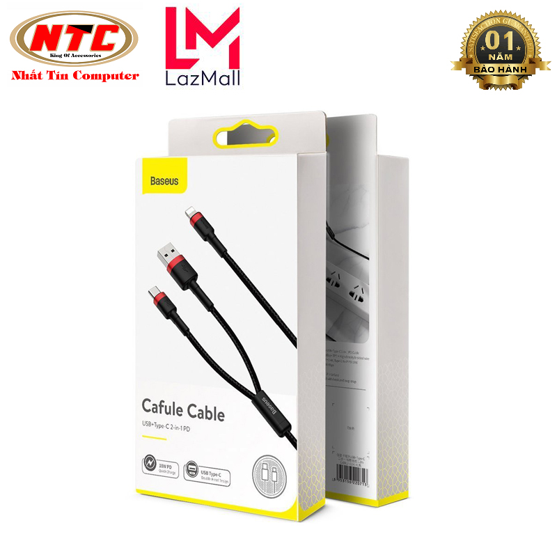 Cáp sạc lightning baseus calsw-02 dành cho iphone/ipad dài 1m max 2.4a