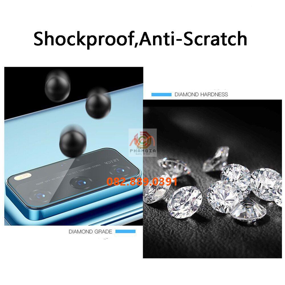 Ppf dán camera huawei p40/p40 pro siêu bền, siêu mỏng, chống trầy xước