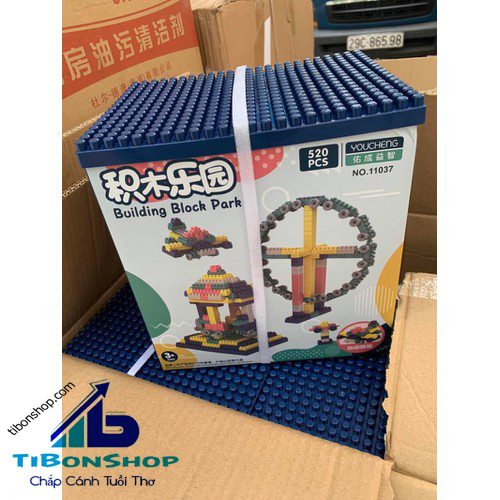 Bộ xếp hình 520 chi tiết lắp ráp