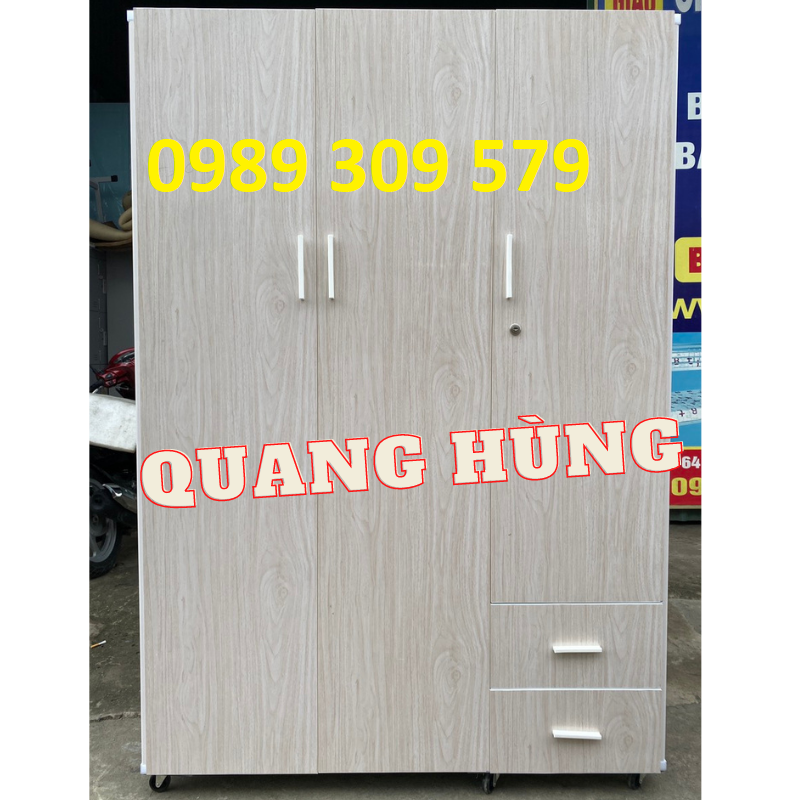 Tủ nhựa đài loan cao cấp 3 cánh lớn hcm