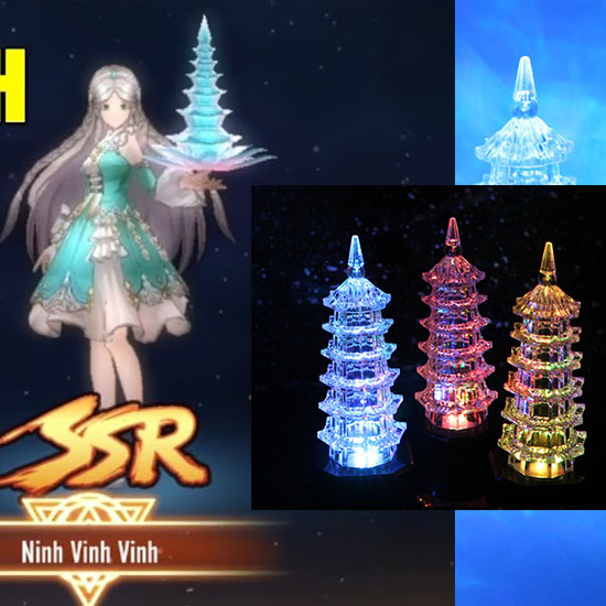Thất bảo lưu ly tháp Ninh Vinh vinh Dau la dai luc 1955