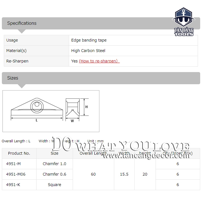 1 Dụng Cụ Gọt Cạnh Chỉ Cầm Tay Star -M 4951