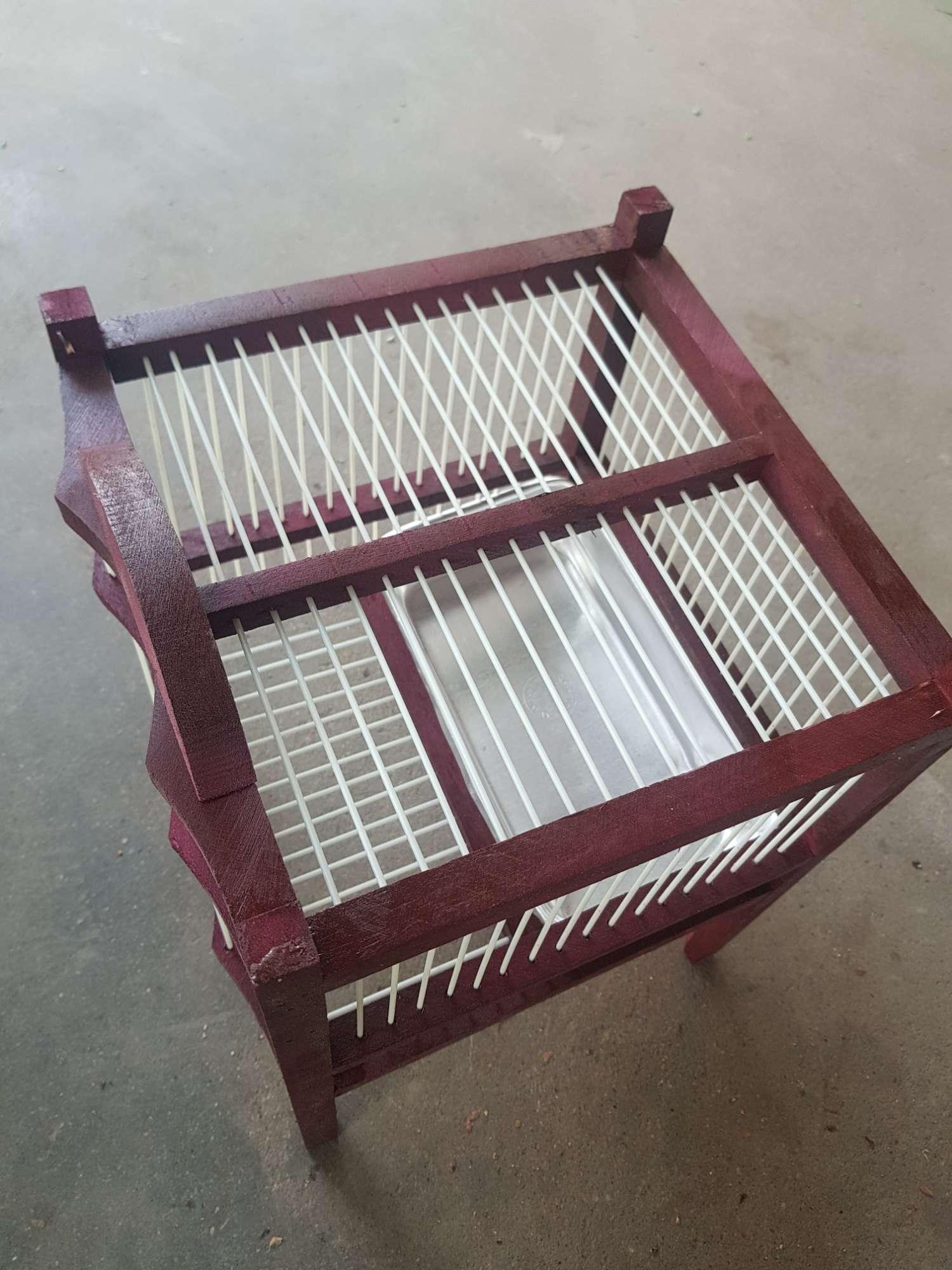 Lồng tắm cho chim kèm khay nhôm