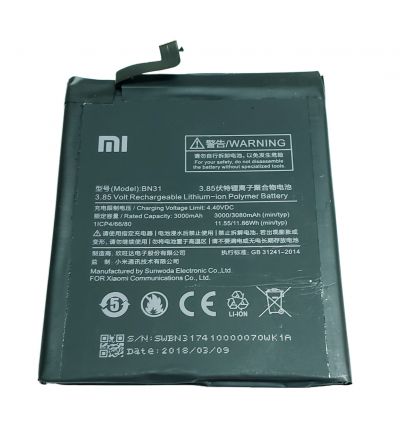 Pin Xiaomi Mi5X/ Mi A1/ Redmi note 5A / Redmi note 5A pro/ Redmi note 5A Prime/ BN31