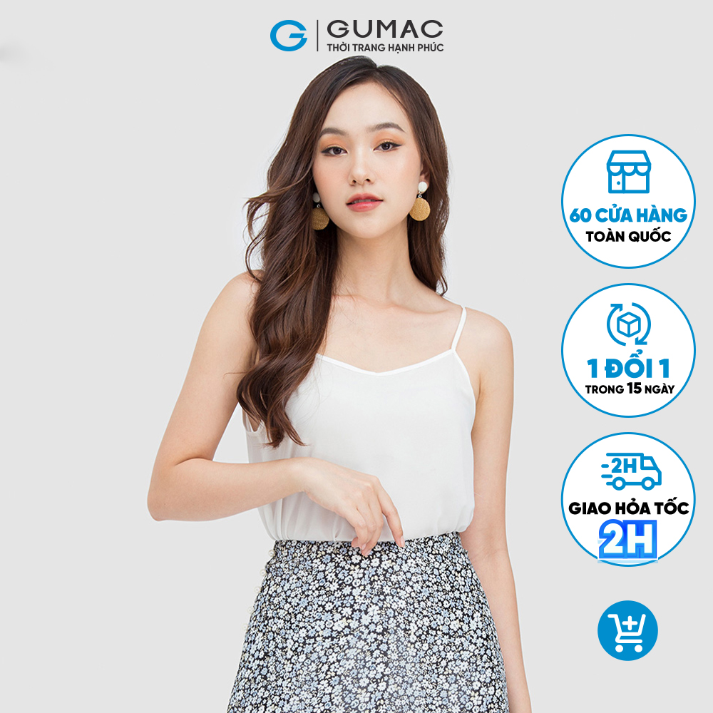 [15 - 17.5 | TẶNG QUÀ đơn từ 499K] Áo 2 dây cơ bản GUMAC AC06029