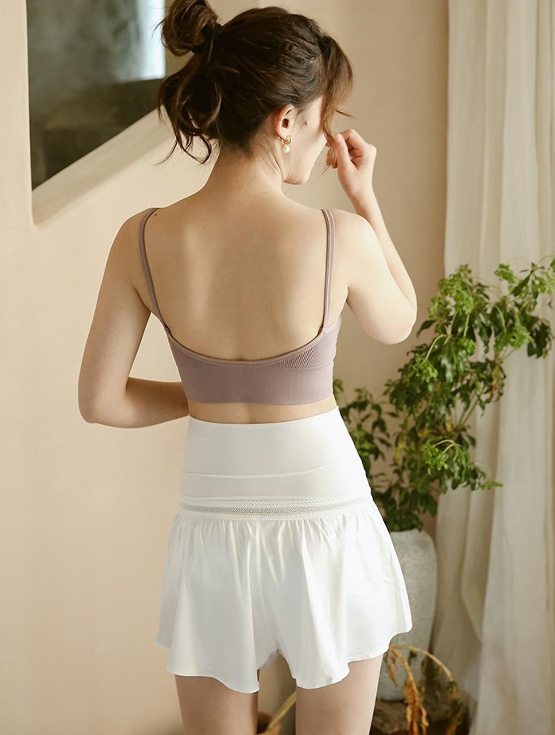 Áo bra gân tăm hở lưng sexy (áo tập yoga áo tập gym đồ bơi nữ áo lót nữ) - HIN Fashion Br03