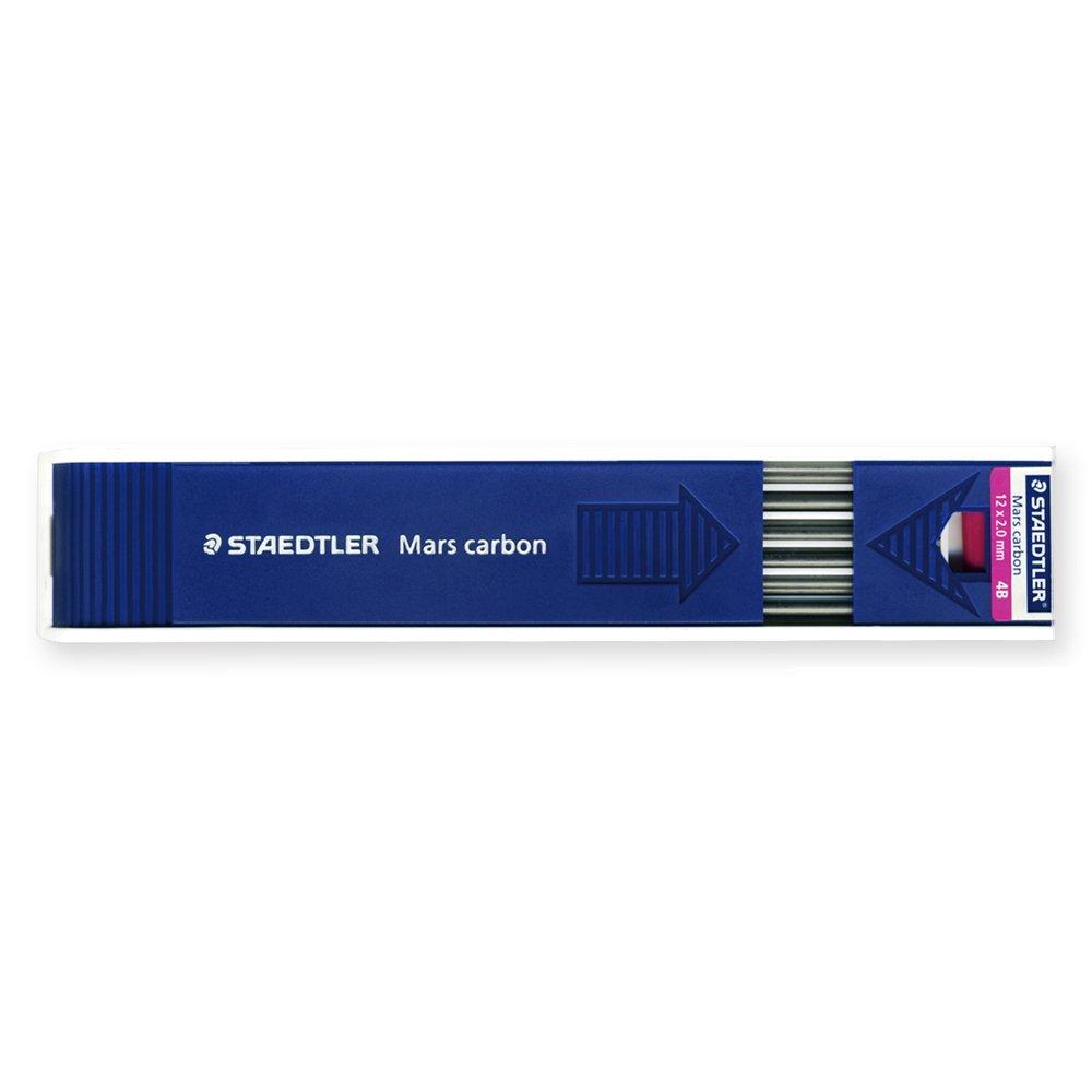 Hộp 12 ruột chì 2mm STAEDTLER Mars Carbon 200 (HB,B,2B,4B)