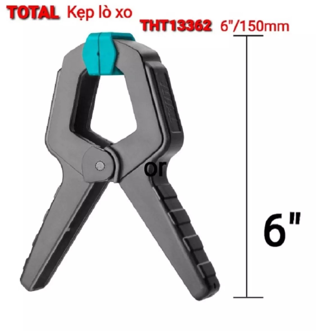 [HCM]Kẹp Lò Xo Nhựa 4 inch  hoặc Kẹp lò xo 6 inch Total
