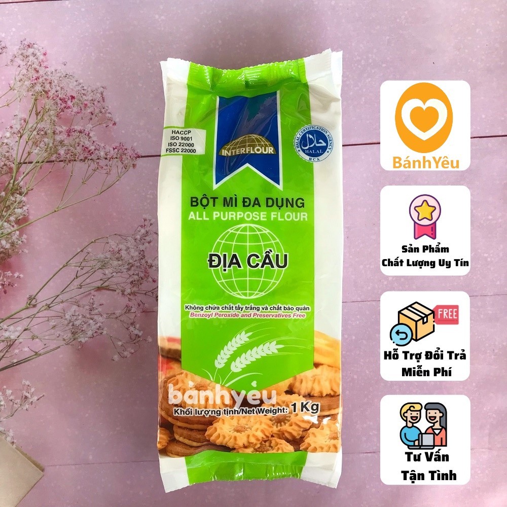 Bột Mì Đa Dụng dia cau dùng làm bánh