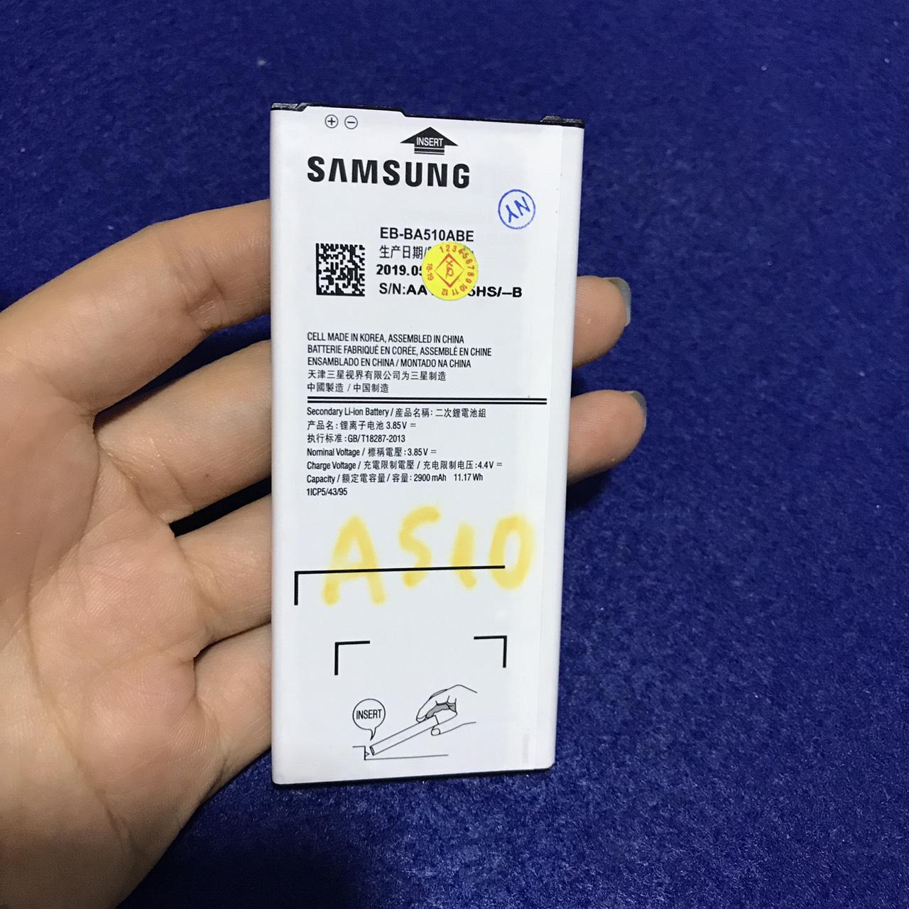 Pin Samsung Galaxy A510/ A5 2016 (EB-BA510ABE/ 2900 mAh) zin, bảo hành 6 tháng