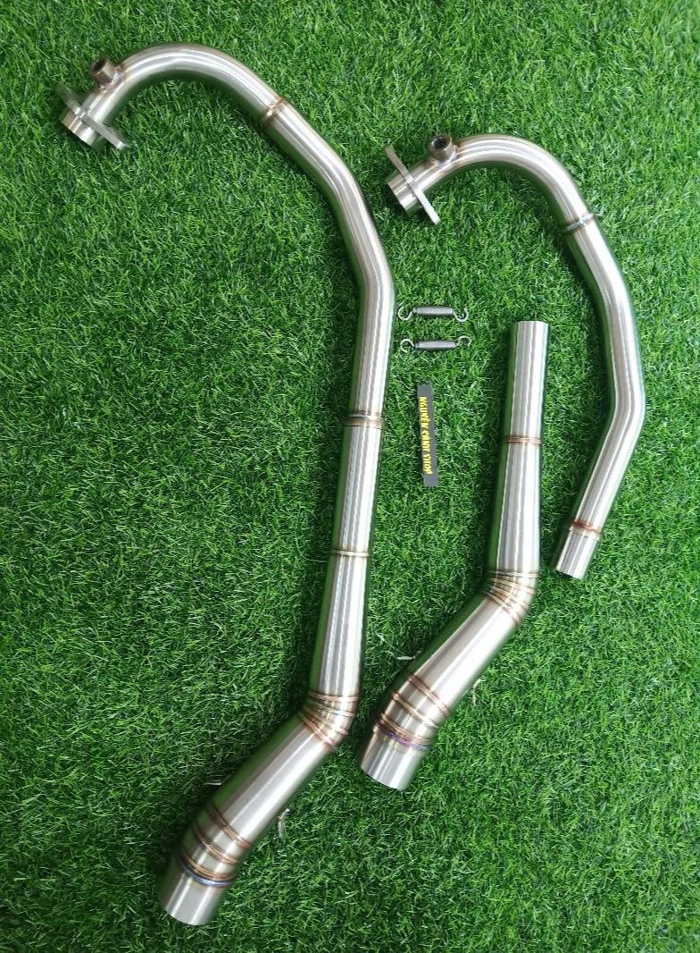 Cổ pô xe raider fi 2 khúc mẫu đá thấp