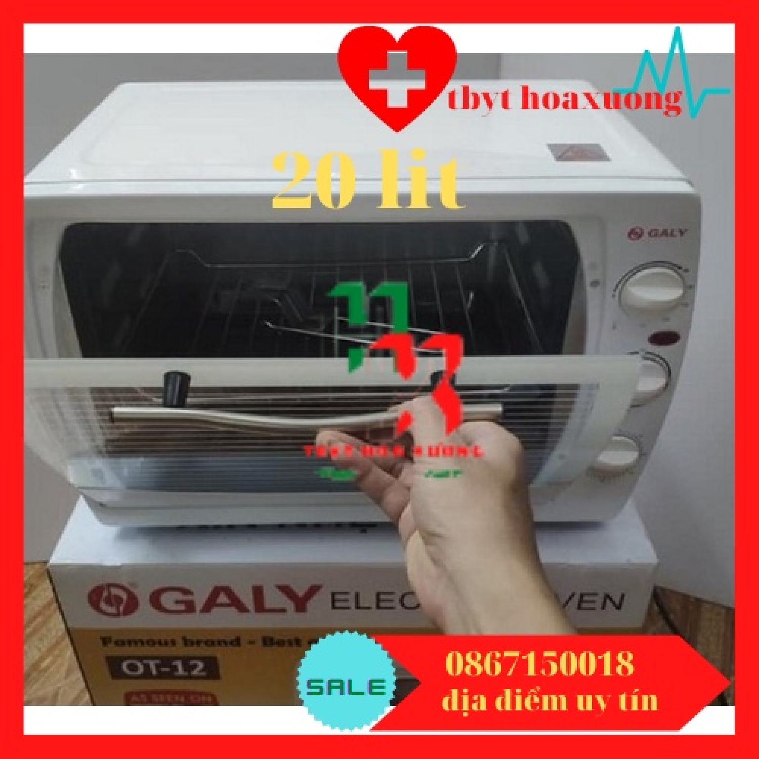 [CAO CẤP]TỦ SẤY DỤNG CỤ Y TẾ GALY 30L OT15